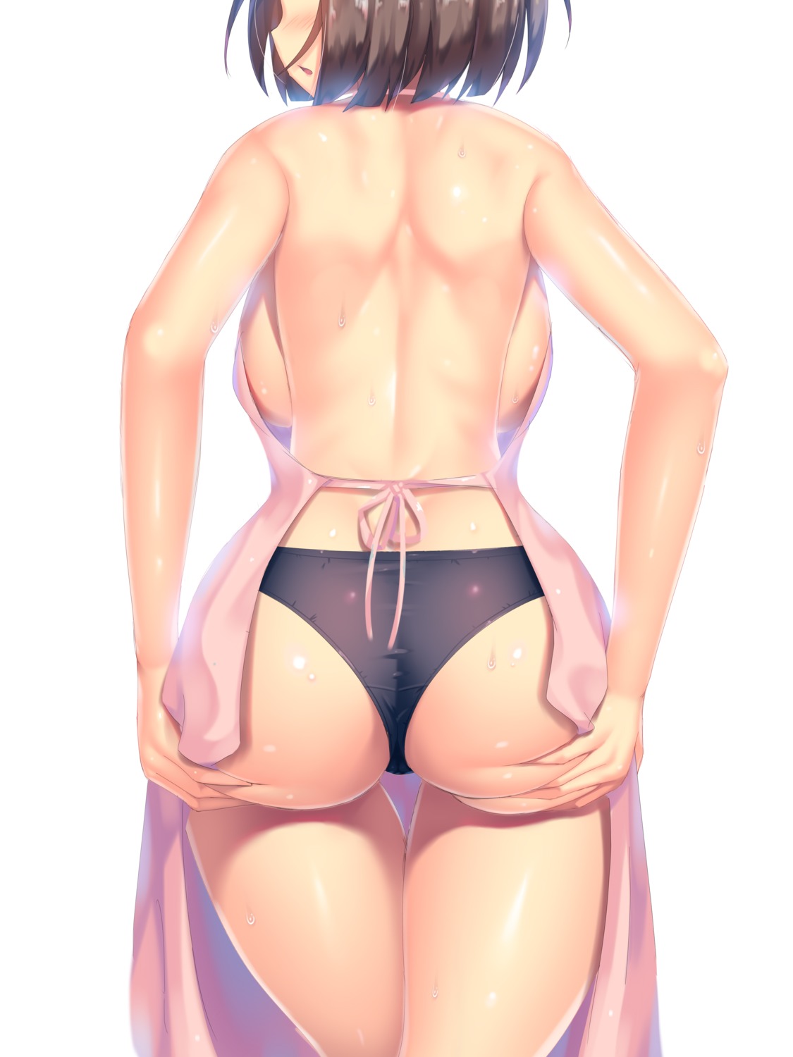 a.x. ass ass grab cameltoe naked apron pantsu | #608971 | yande.re