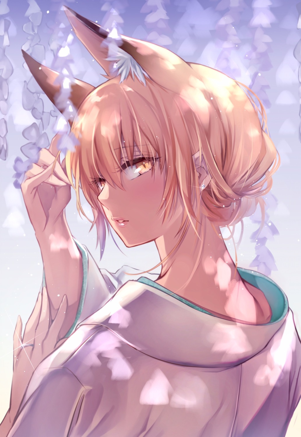 animal_ears kimono kitsune shizu-chan yukibuster