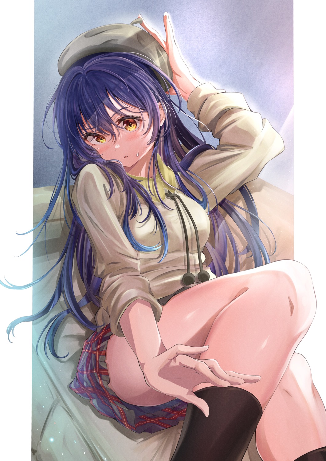 frontrivers_kae love_live! skirt_lift sonoda_umi