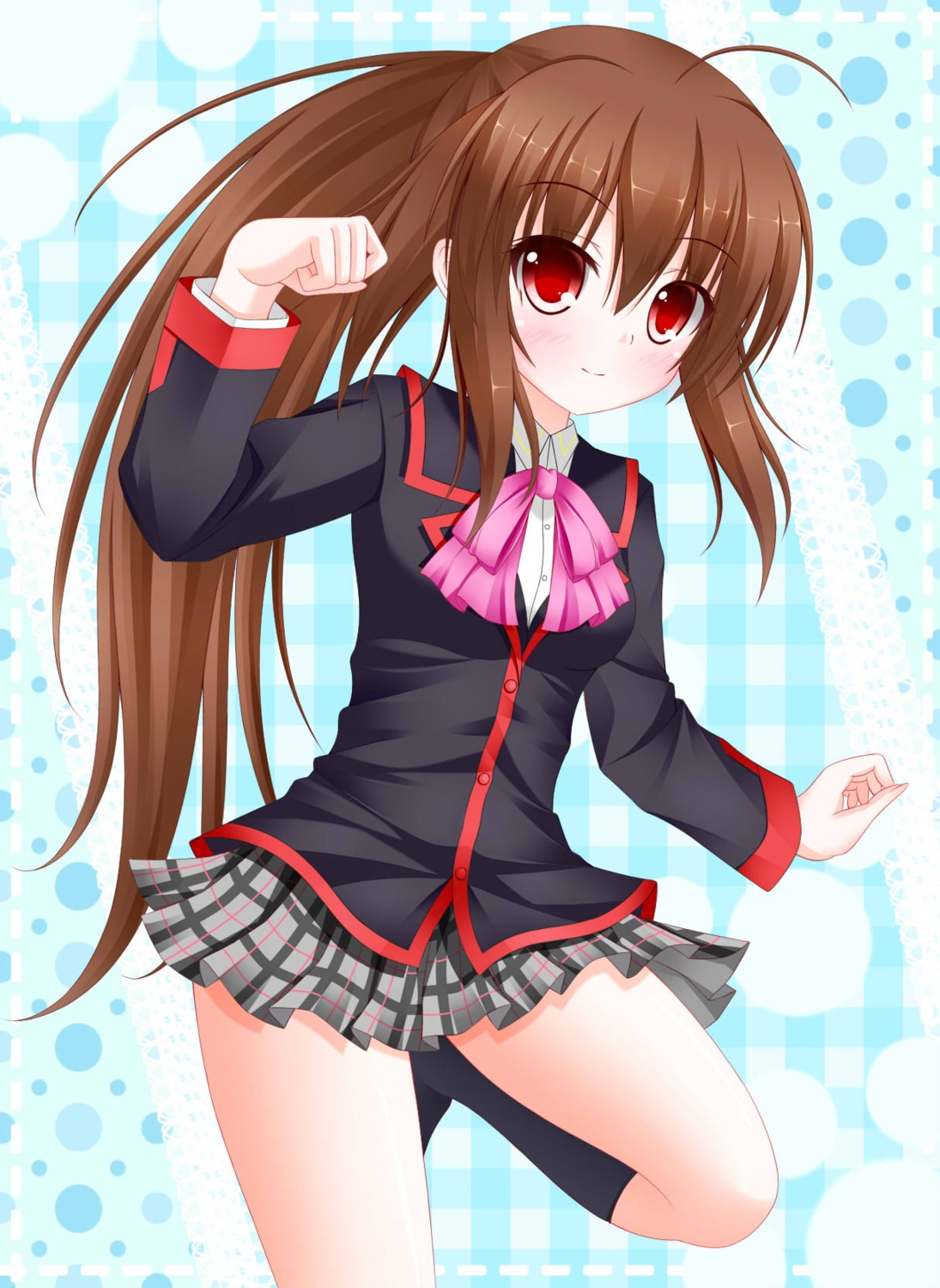 little_busters! natsume_rin seifuku yunagi_amane