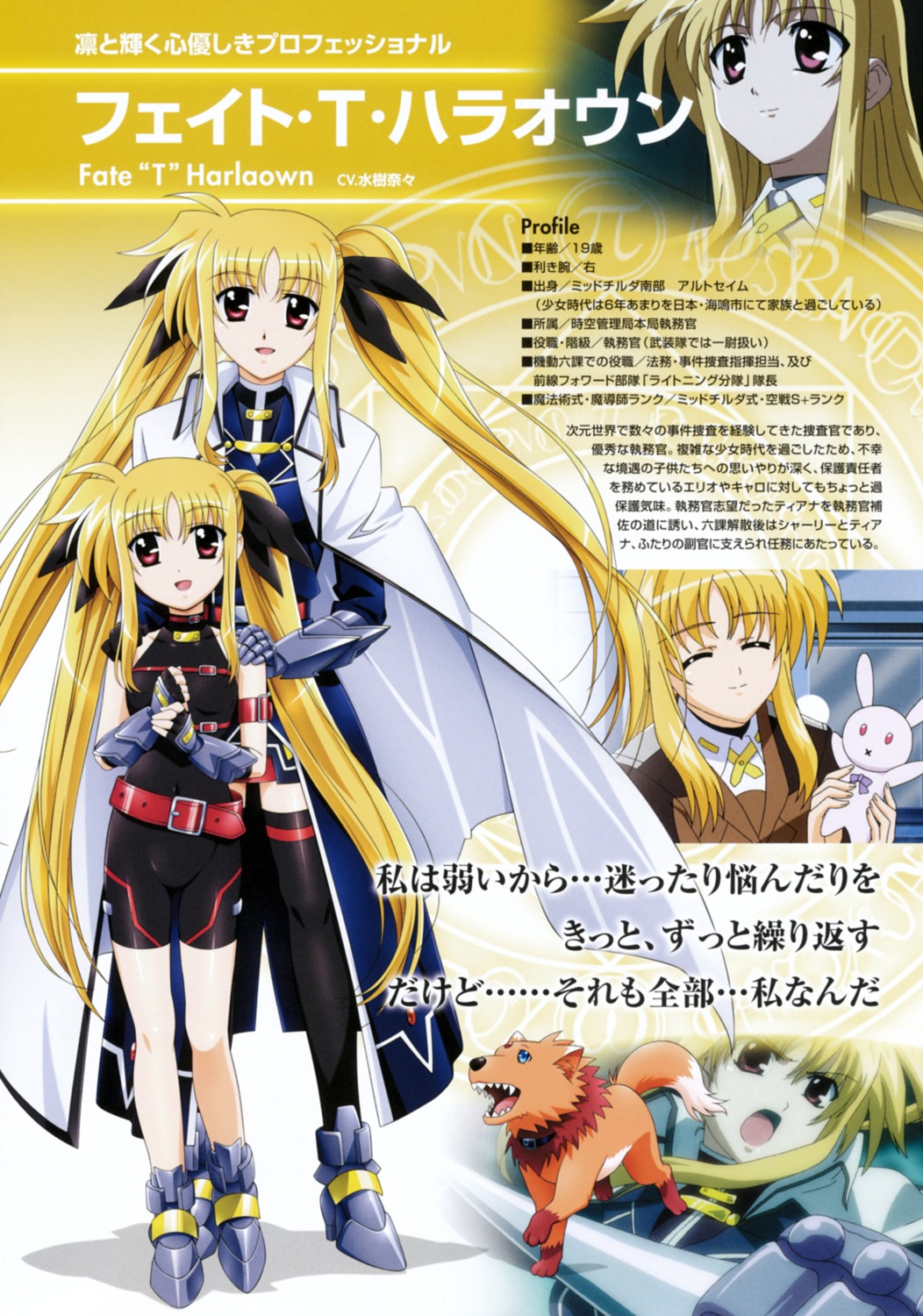 fate_testarossa mahou_shoujo_lyrical_nanoha mahou_shoujo_lyrical_nanoha_strikers profile_page thighhighs