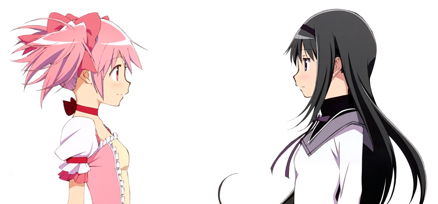 akemi_homura kaname_madoka puella_magi_madoka_magica shiotsuki_kazuya yamamura_hiroki