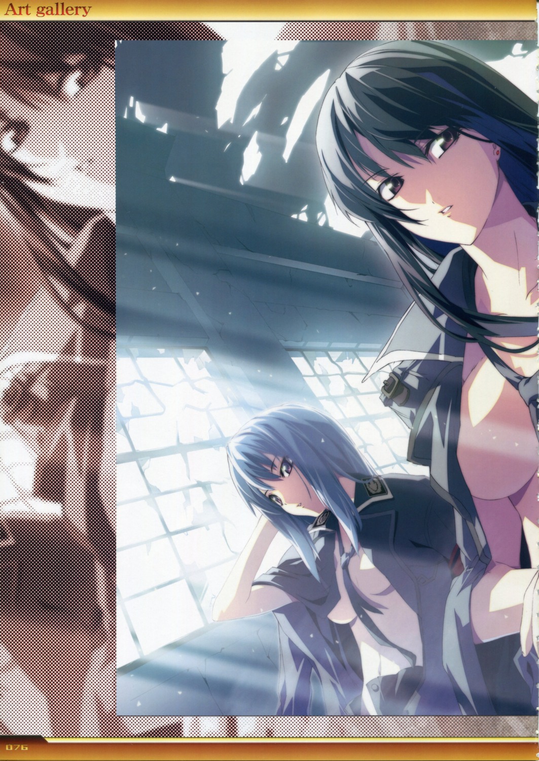 dies_irae g_yuusuke himuro_rea light naked_cape sakurai_kei uniform