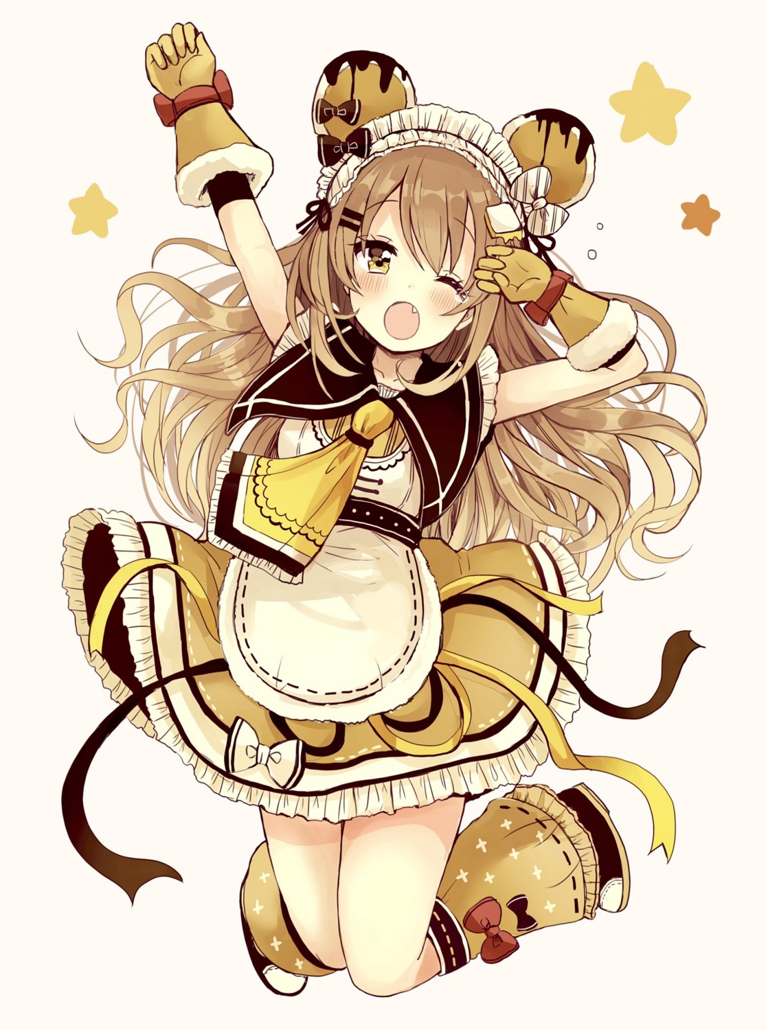 animal_ears maid sakura_oriko