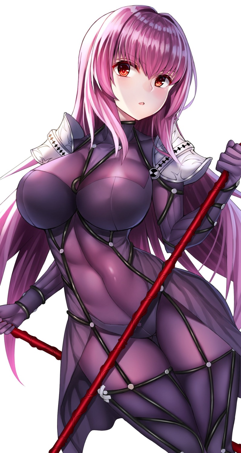 armor beeyan bodysuit fate/grand_order scathach_(fate/grand_order) weapon
