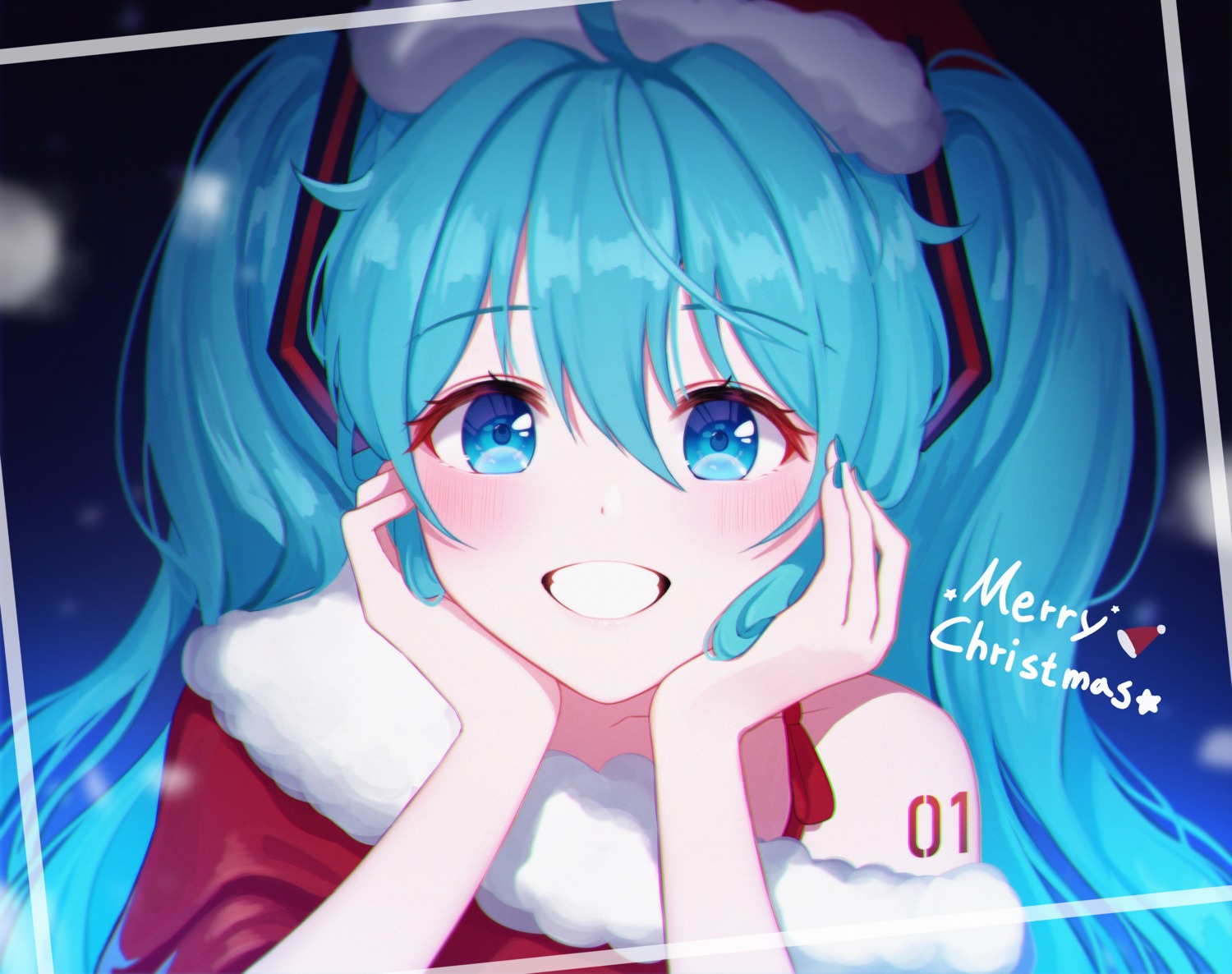 christmas gya_(144) hatsune_miku tattoo vocaloid