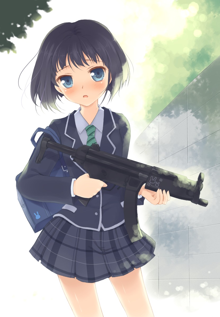 gun komi_zumiko seifuku