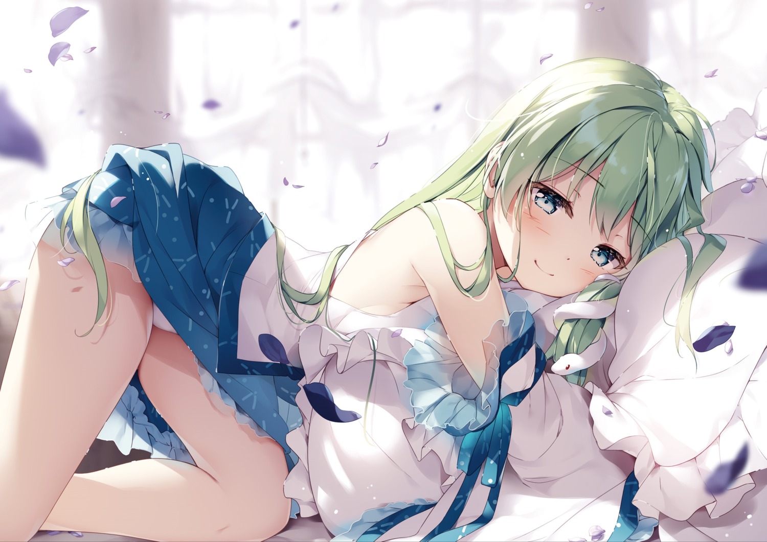 kochiya_sanae miyase_mahiro pantsu touhou