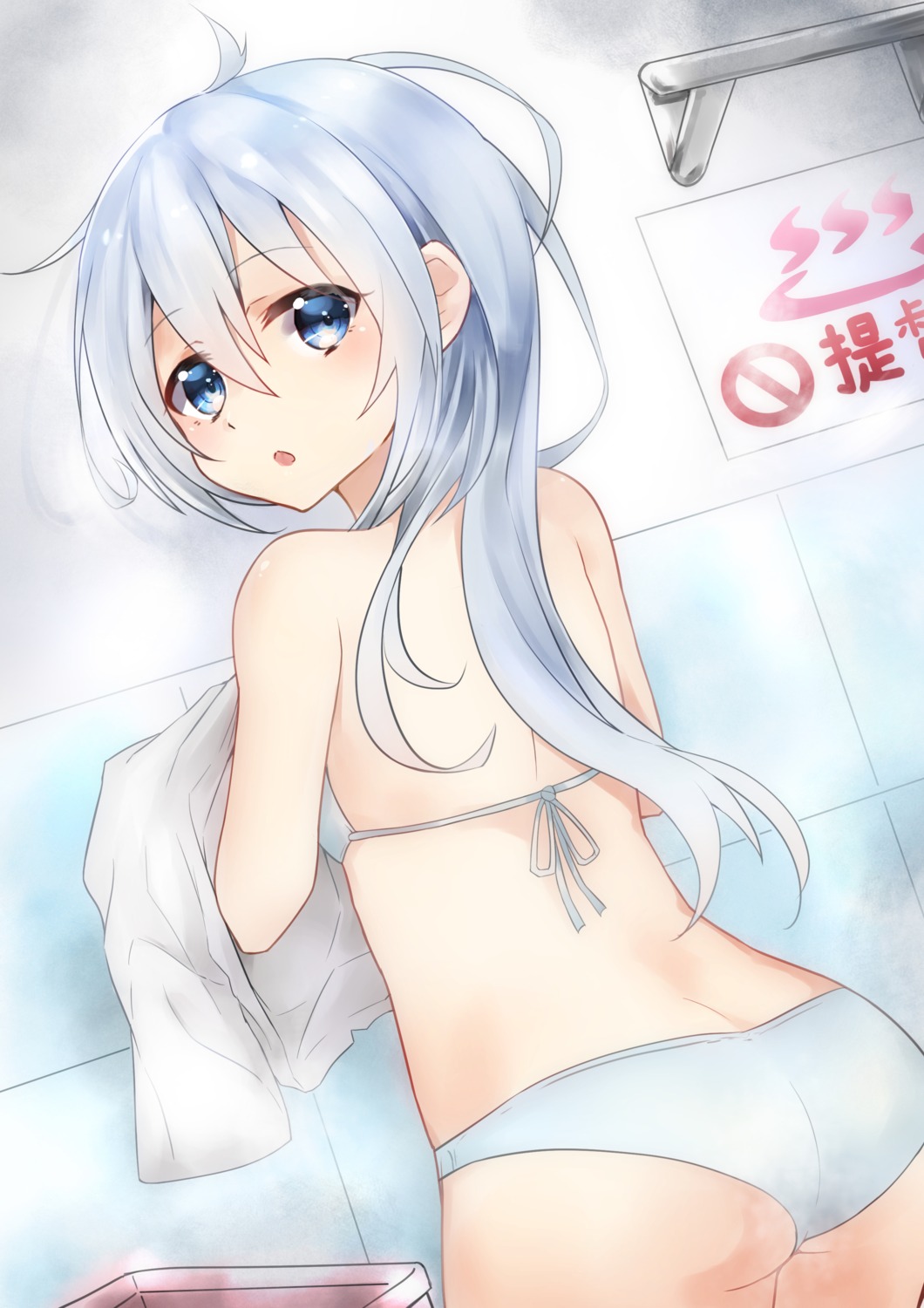 28aarts ass bra hibiki_(kancolle) kantai_collection pantsu undressing