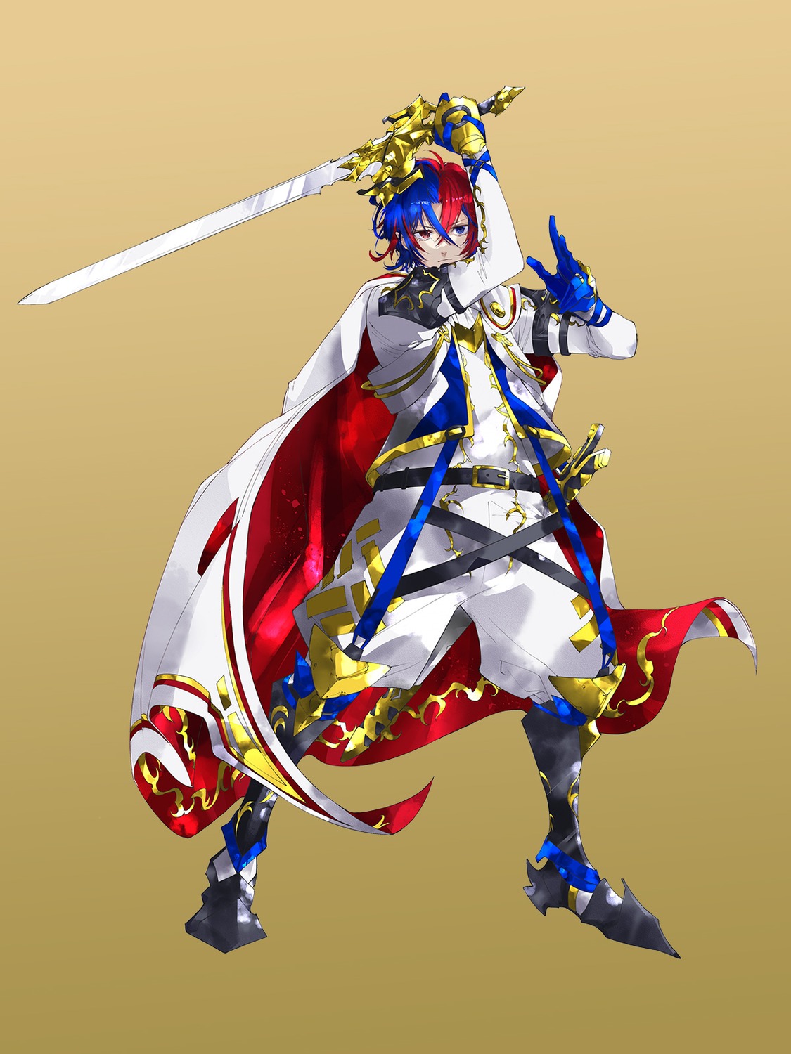 alear fire_emblem fire_emblem_engage heterochromia kazuro_kyo male nintendo sword uniform