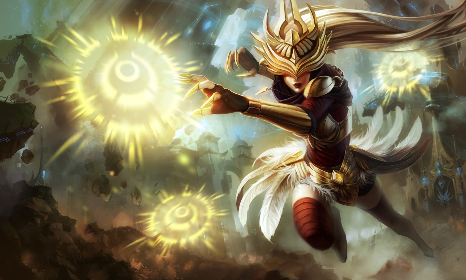 armor league_of_legends tagme thighhighs