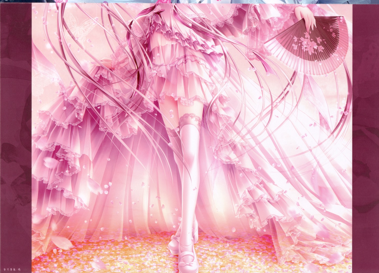 lolita_fashion pantsu partial_scan raw_scan see_through thighhighs tinkerbell tinkle