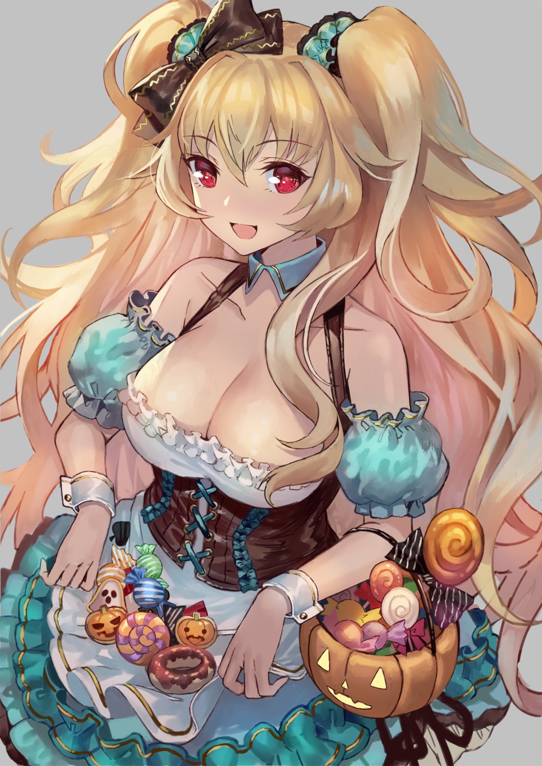 anne_bonny_(fate/grand_order) cleavage dress fate/grand_order halloween terai_(teraimorimori)