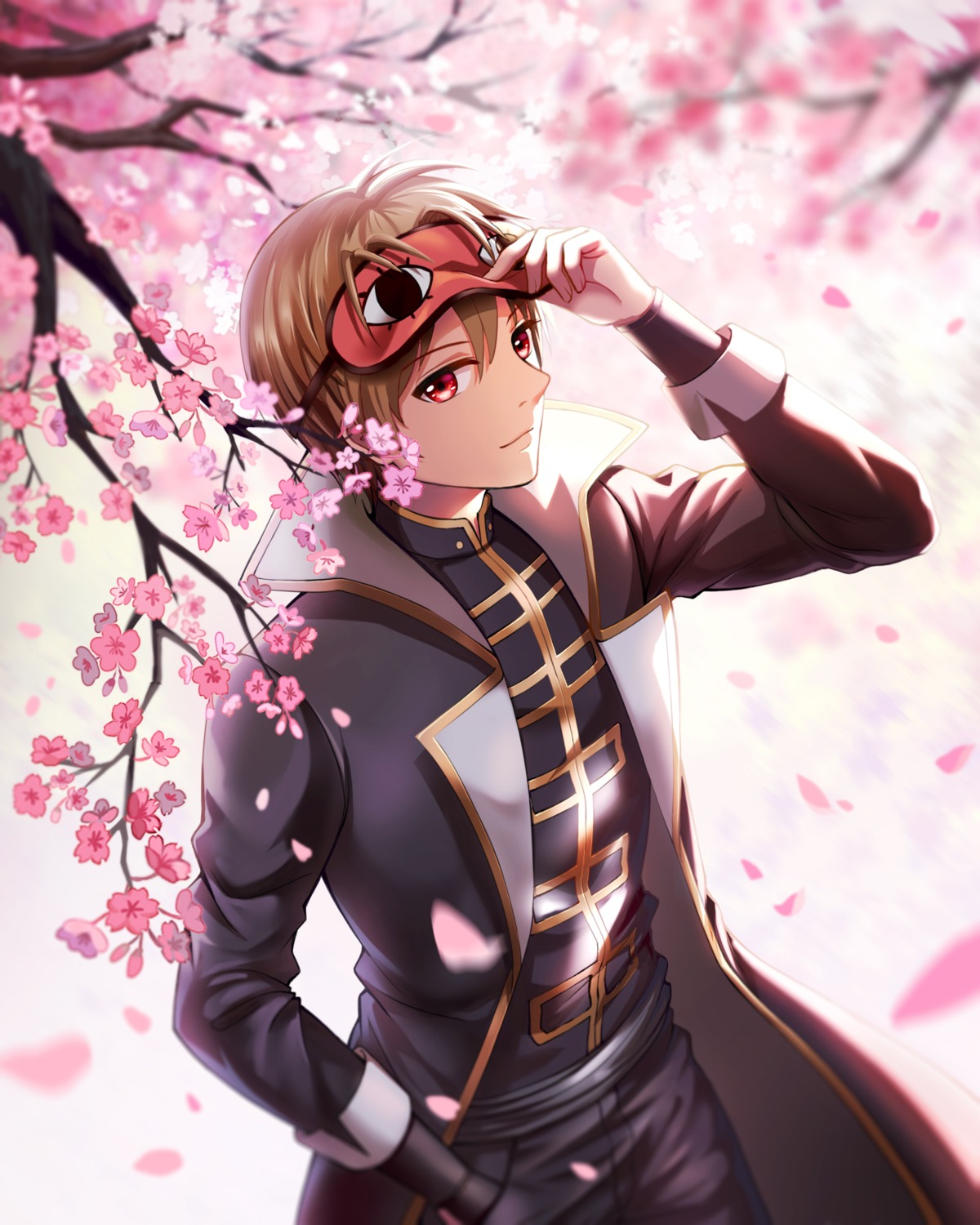 gintama heavenlove male okita_sougo uniform