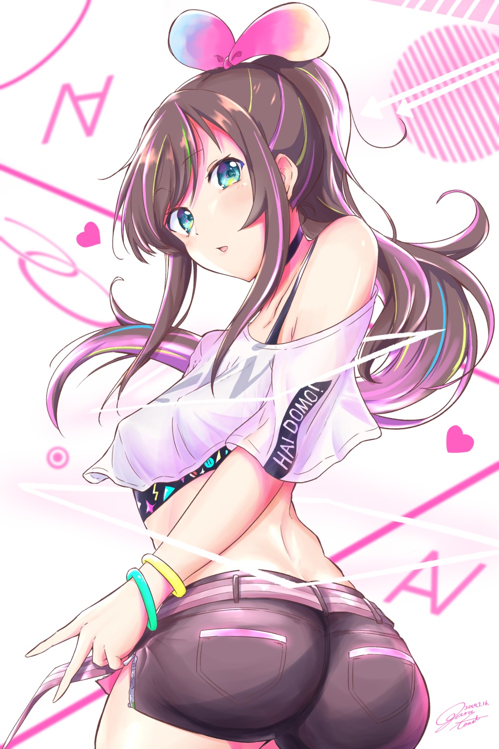 a.i._channel ass bra kizuna_ai ogura_toast