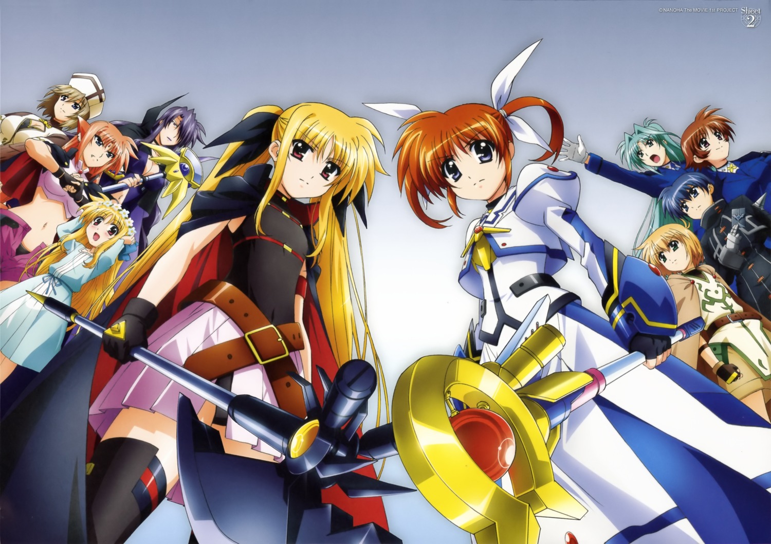 alicia_testarossa amy_limiette arf chrono_harlaown fate_testarossa lindy_harlaown linith mahou_shoujo_lyrical_nanoha mahou_shoujo_lyrical_nanoha_the_movie_1st precia_testarossa takamachi_nanoha yuuno_scrya