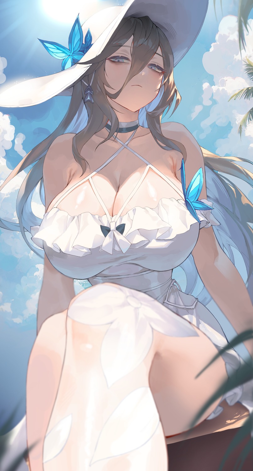 aponia_(honkai_impact) benghuai_xueyuan dress honkai_impact lilithmy no_bra