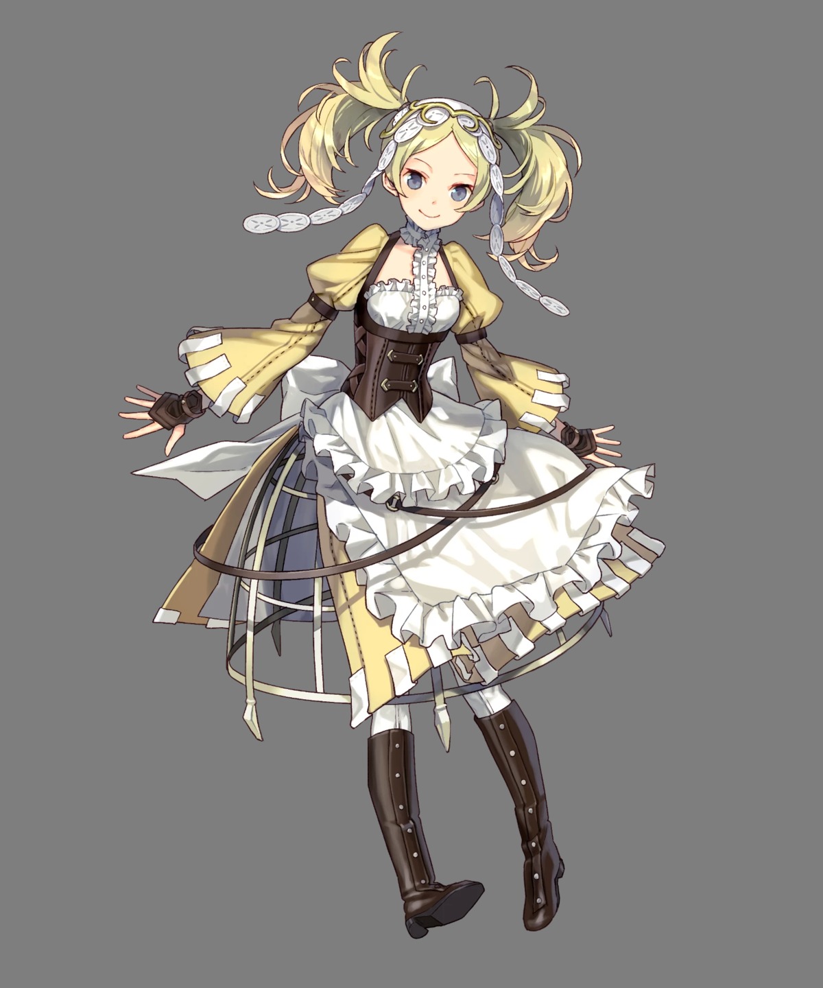 fire_emblem fire_emblem_heroes fire_emblem_kakusei heels liz_(fire_emblem) nintendo thighhighs transparent_png zaza_xcan01