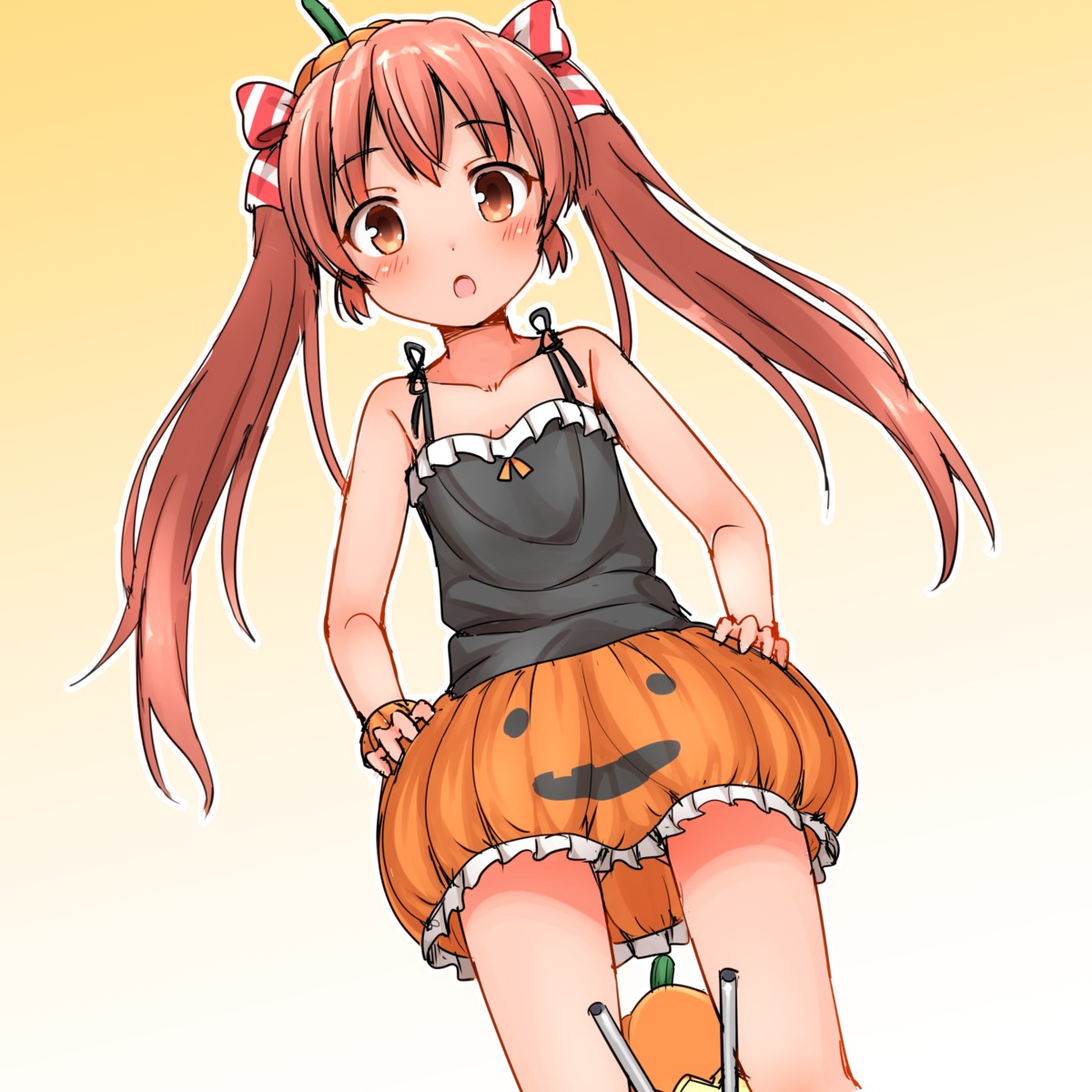 cleavage faubynet halloween kantai_collection libeccio_(kancolle)