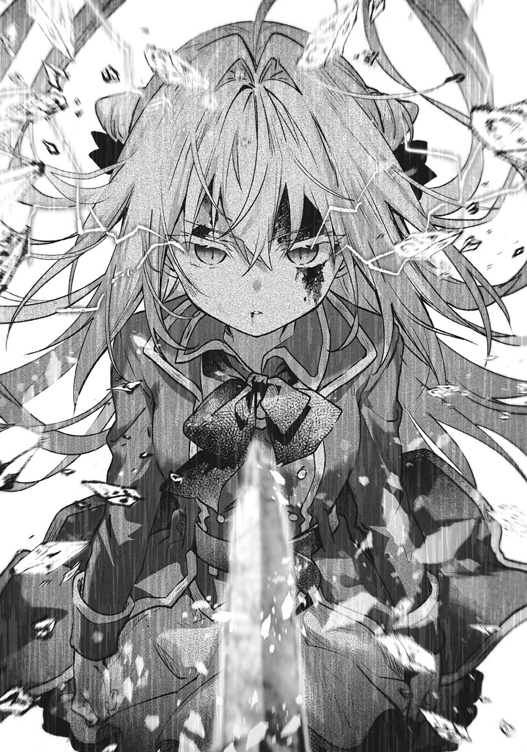 hikikomari_kyuuketsuki_no_monmon monochrome riichu terakomari_gandesblood uniform