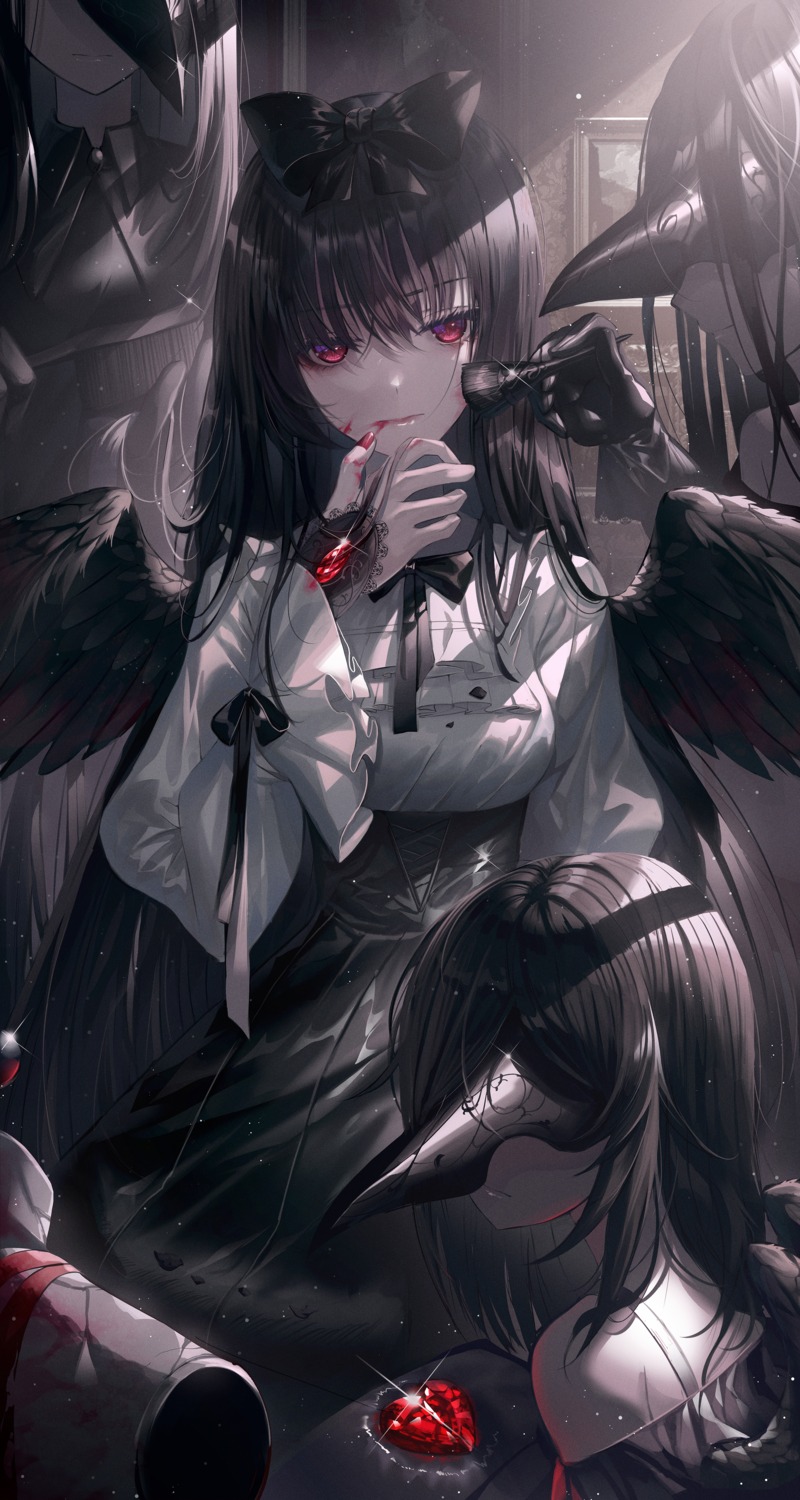 blood okazu_(eightstudio) wings