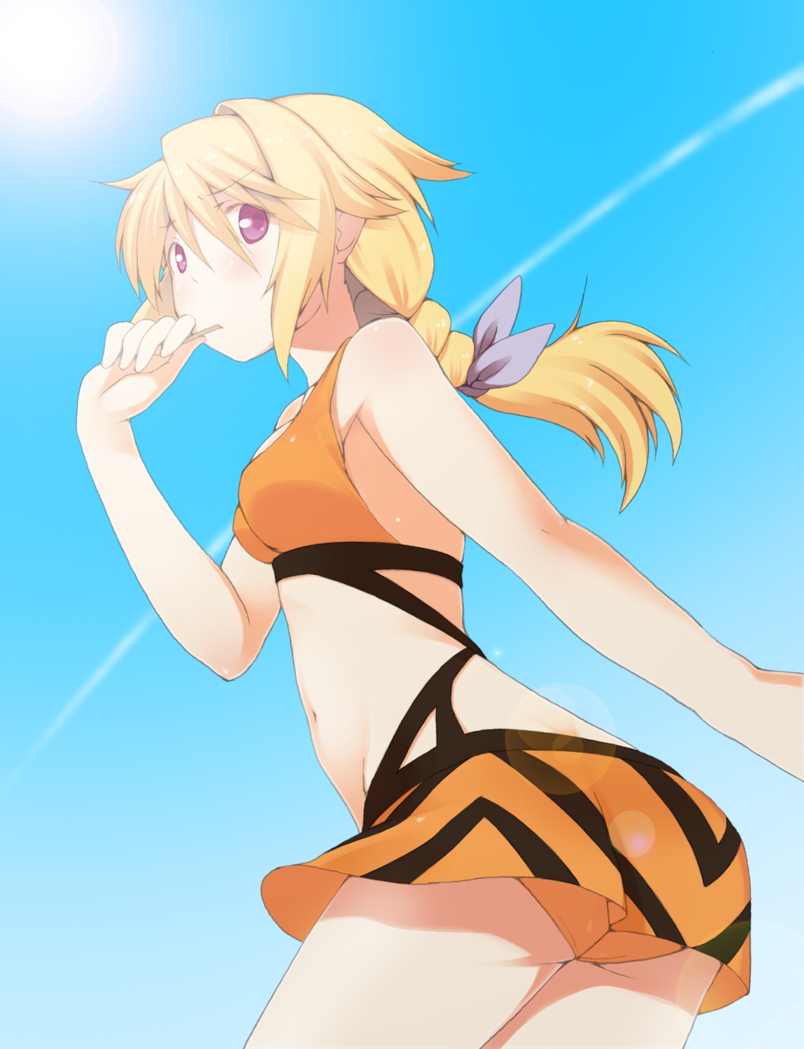 bikini charlotte_dunois infinite_stratos majima_yuki swimsuits