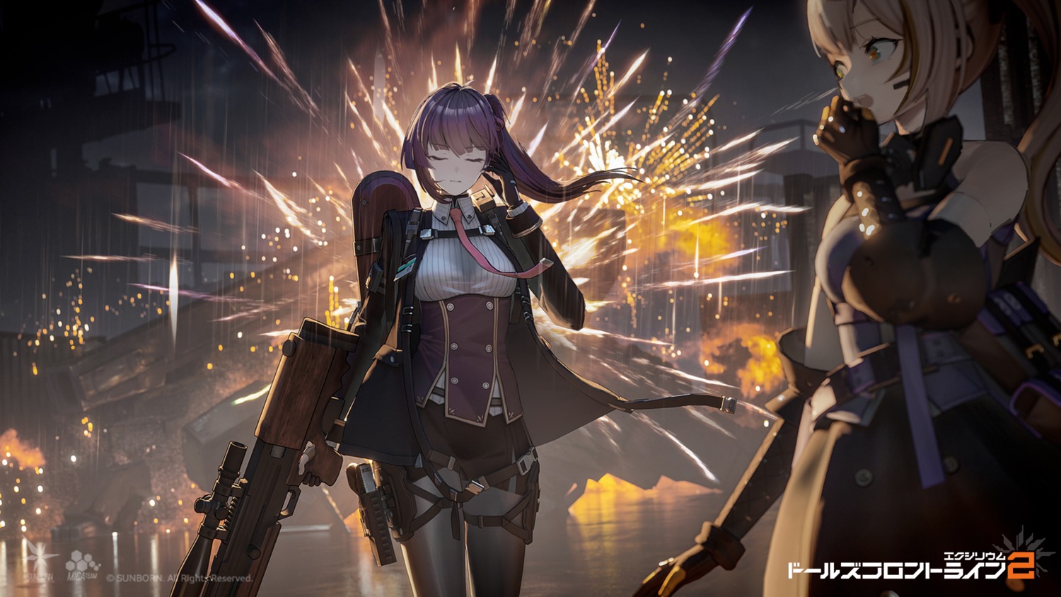 armor garter girls_frontline_2:_exilium gun pantyhose tagme wallpaper