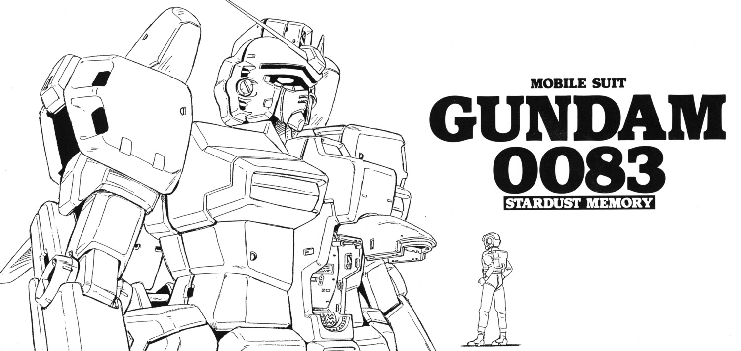 gp03 gundam gundam_0083 katoki_hajime mecha monochrome