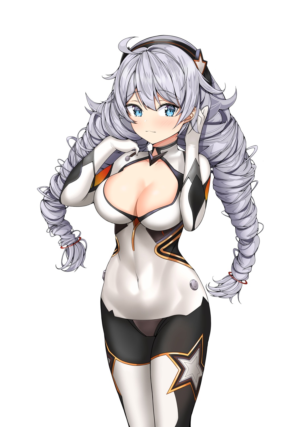 benghuai_xueyuan bodysuit cleavage honkai_impact kiana_kaslana no_bra tor_ai