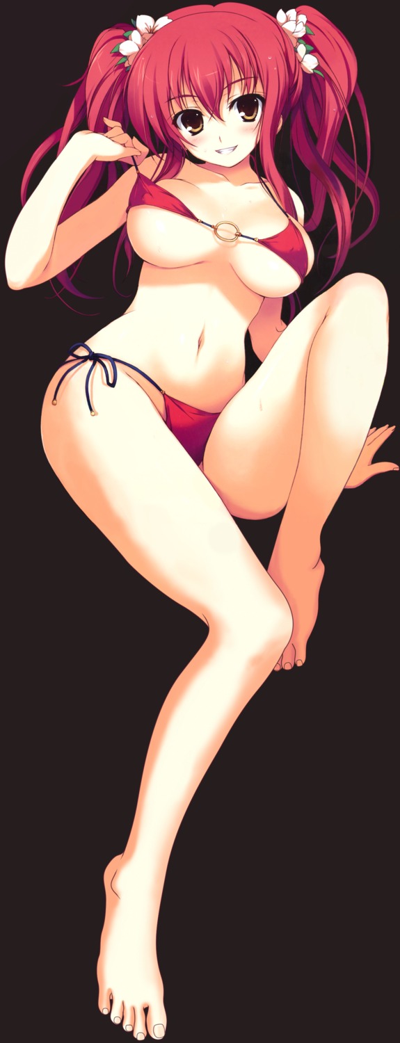 bikini mugenkidou photoshop swimsuits tomose_shunsaku underboob