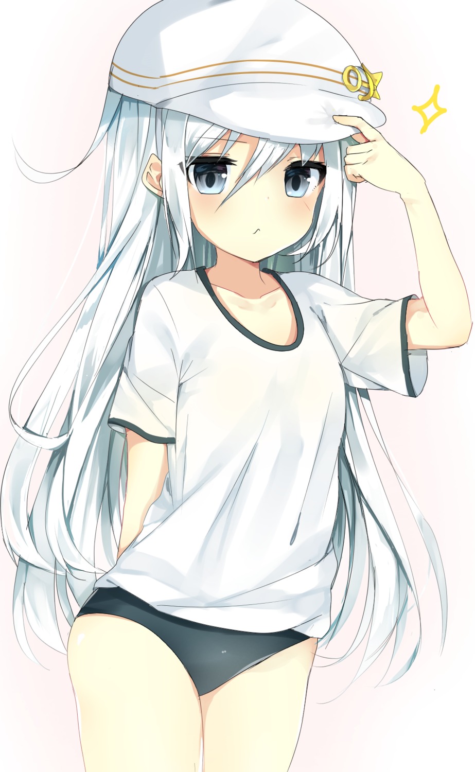 buruma gym_uniform hibiki_(kancolle) kantai_collection umibouzu verniy_(kancolle)