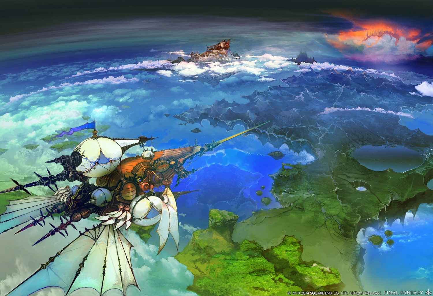 final_fantasy final_fantasy_xiv landscape