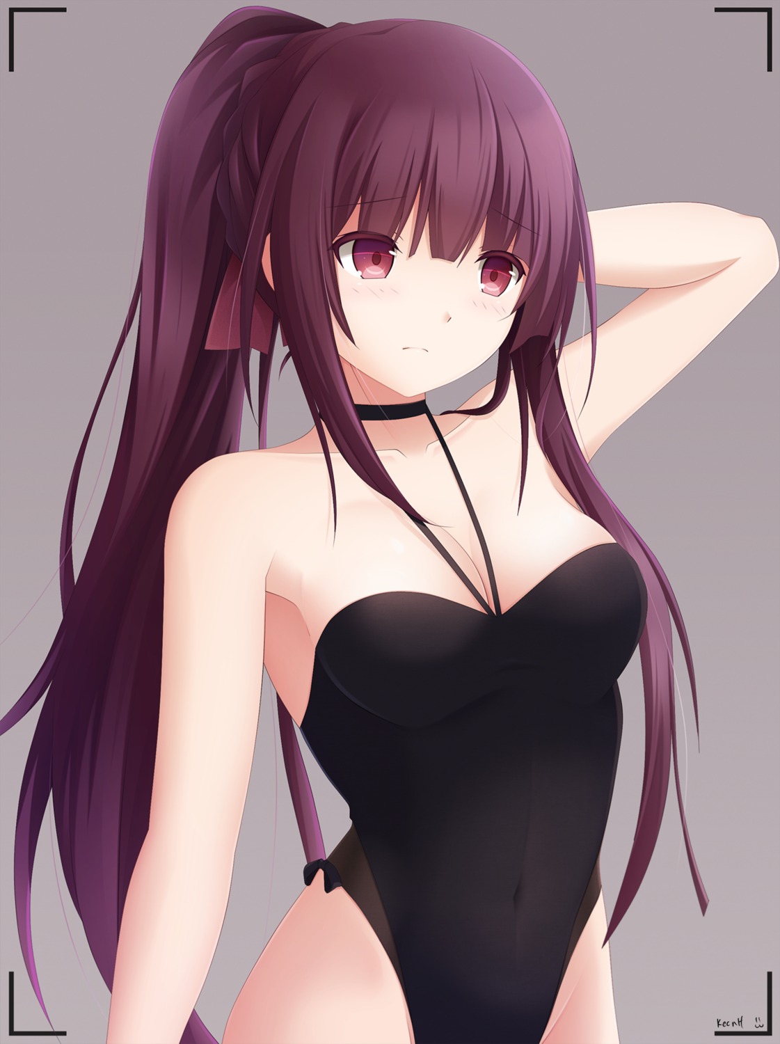 cleavage girls_frontline keenh swimsuits wa2000_(girls_frontline)