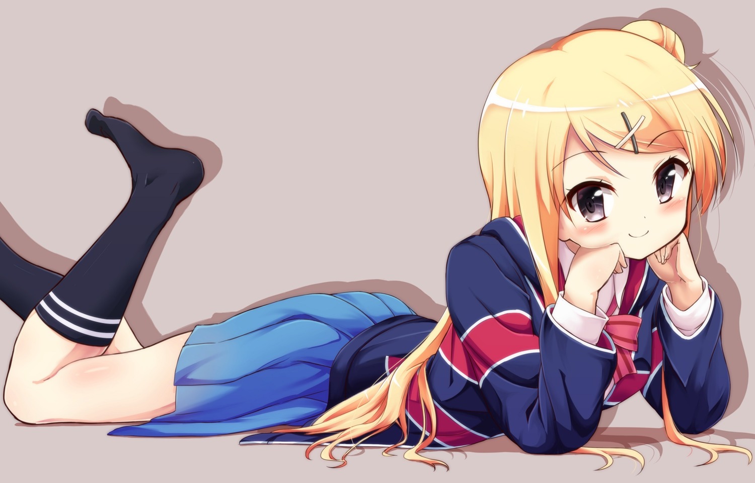 bassa kin'iro_mosaic kujou_karen seifuku