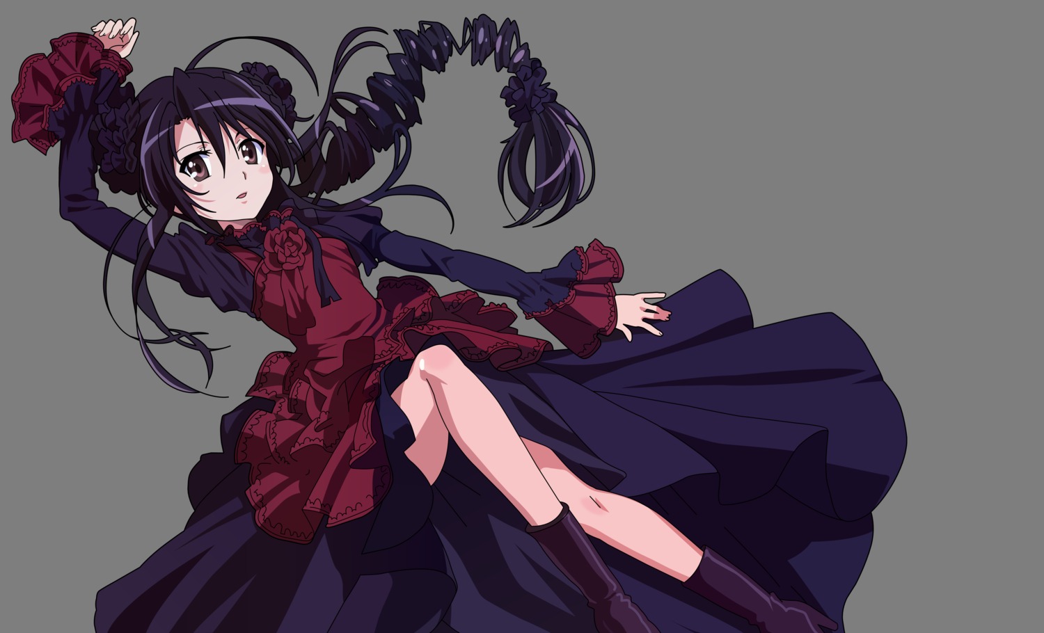 gothic_lolita lolita_fashion shakugan_no_shana shana transparent_png vector_trace