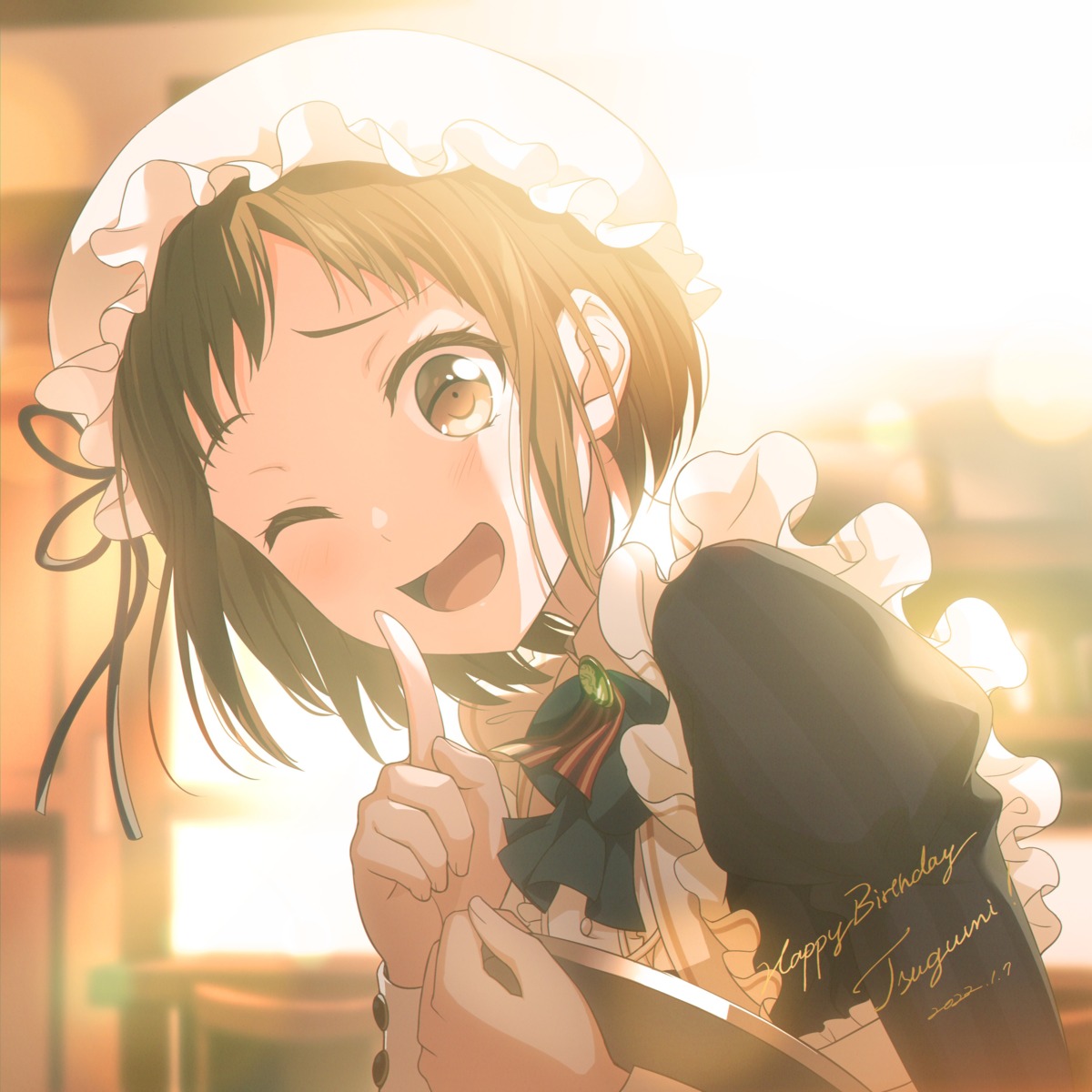 bang_dream! hazawa_tsugumi maid nobusawa_osamu