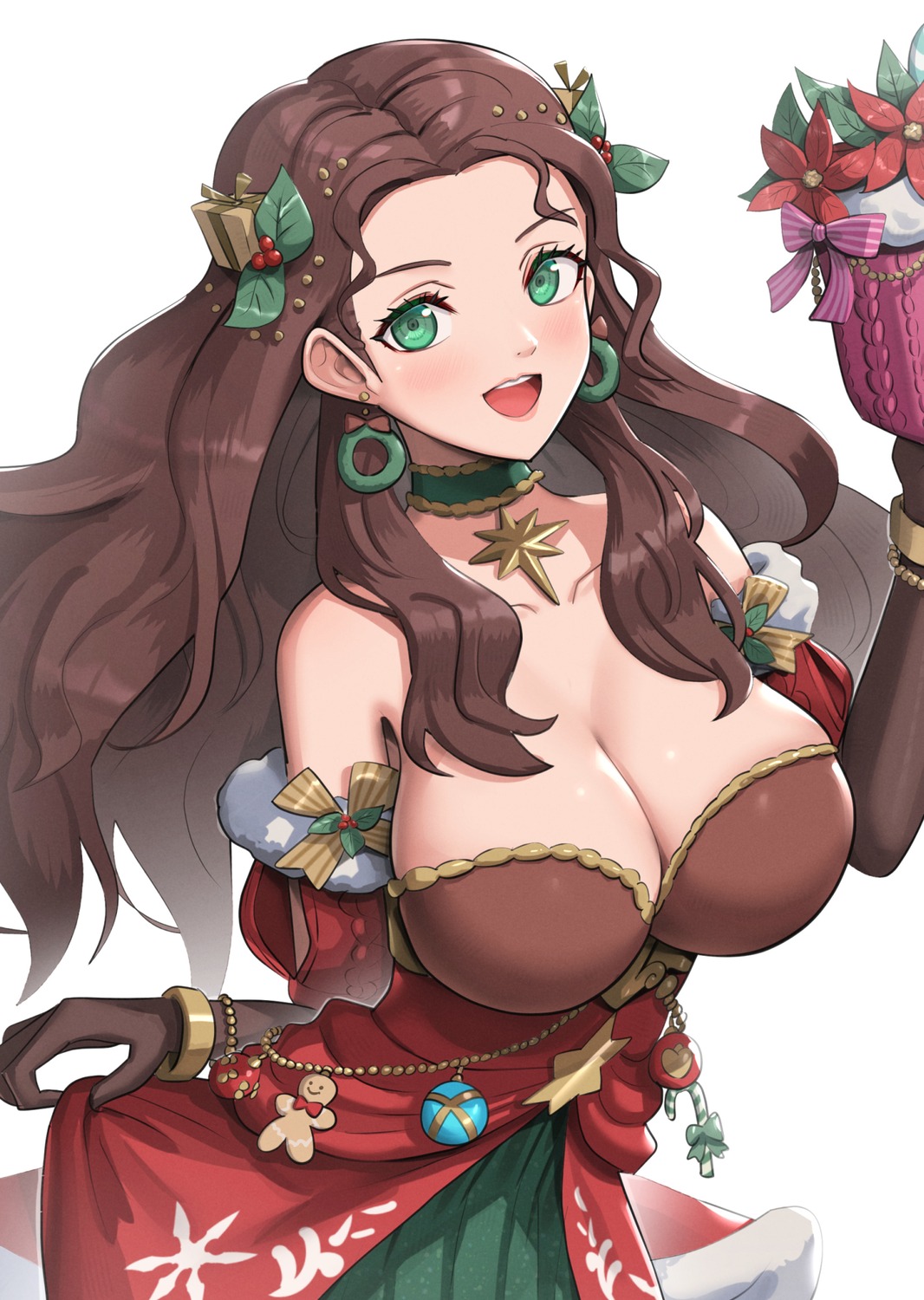 christmas dorothea_arnault fire_emblem fire_emblem_three_houses gonzarez no_bra