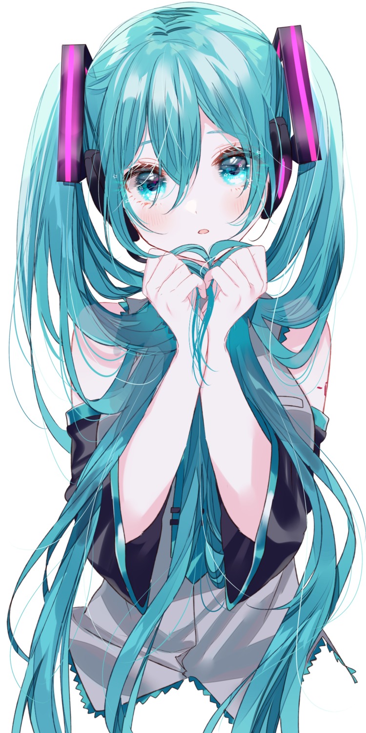 hatsune_miku headphones misumi tattoo vocaloid