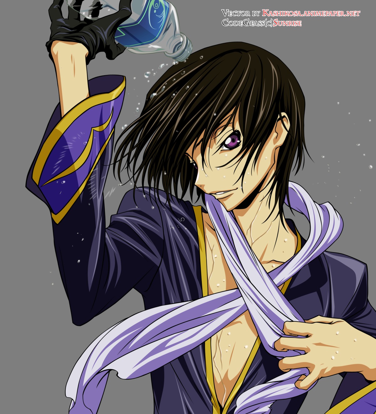 code_geass lelouch_lamperouge male transparent_png vector_trace watermark
