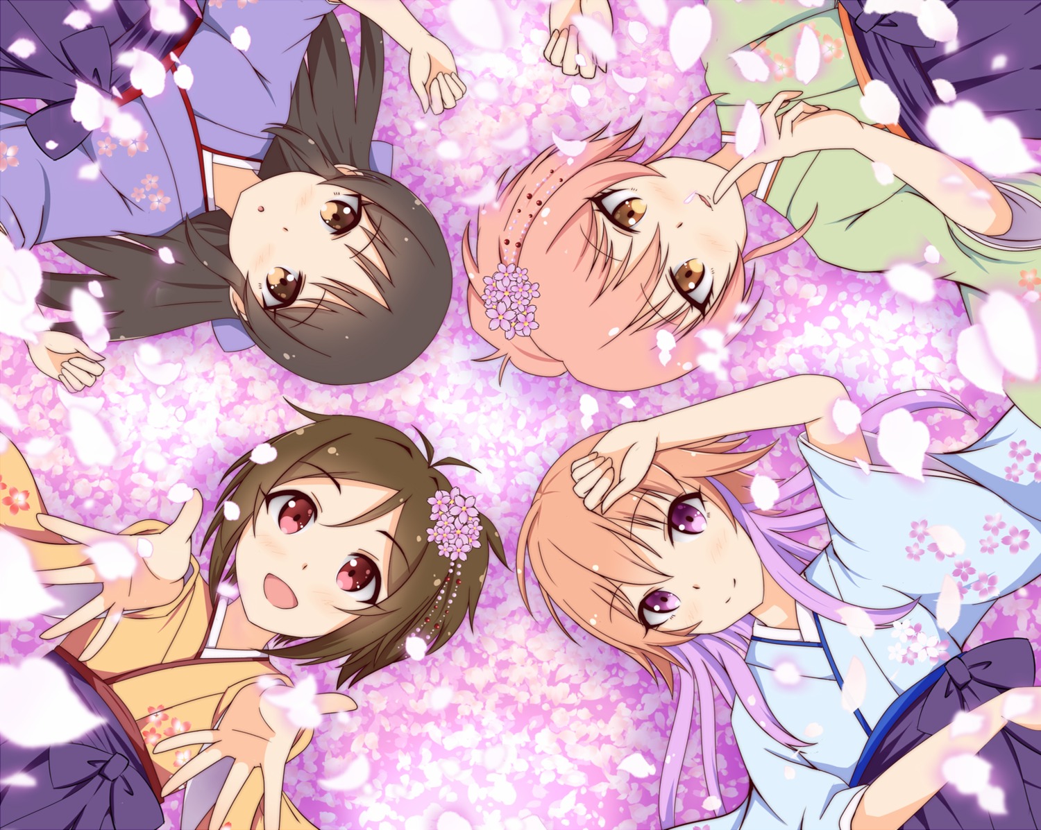 doumyouji_karin japanese_clothes jougasaki_mika kochiya_hizuki ninomiya_asuka tachibana_arisu the_idolm@ster the_idolm@ster_cinderella_girls the_idolm@ster_cinderella_girls_u149