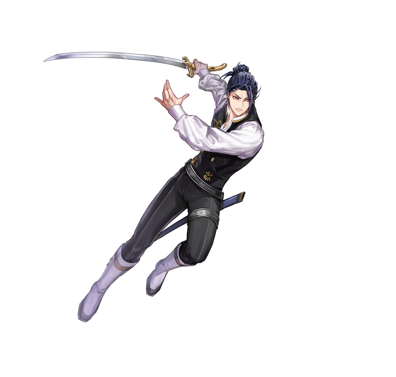 cloverk felix_(fire_emblem) fire_emblem fire_emblem_three_houses male nintendo sword uniform