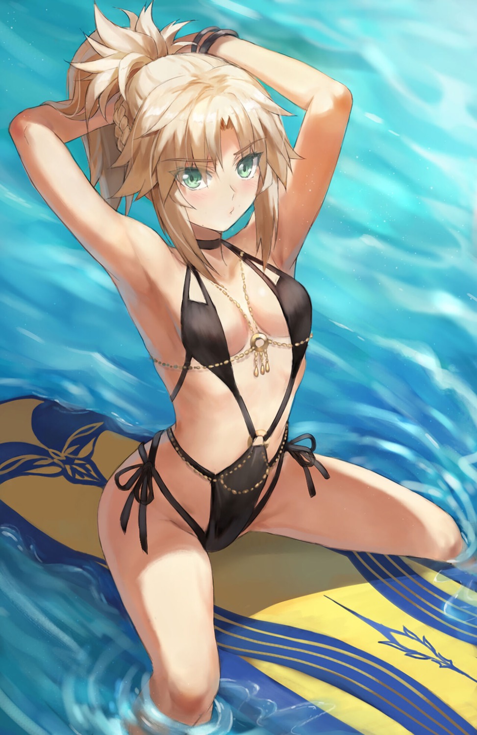 fate/apocrypha fate/stay_night mordred_(fate) swimsuits tonee wet