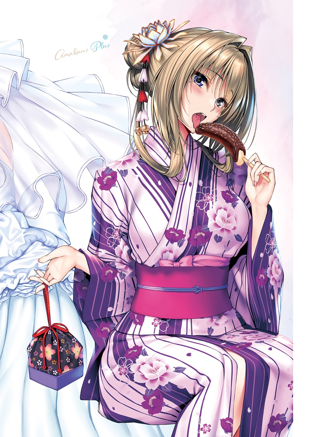 amakano azarashi_soft kanbayashi_mizuki kimono piromizu