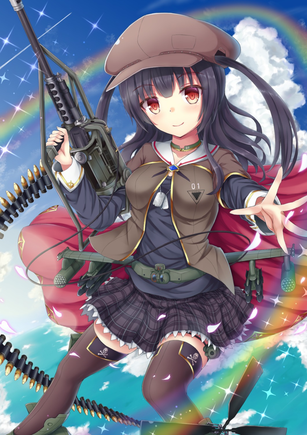 gun seifuku tfx2 thighhighs