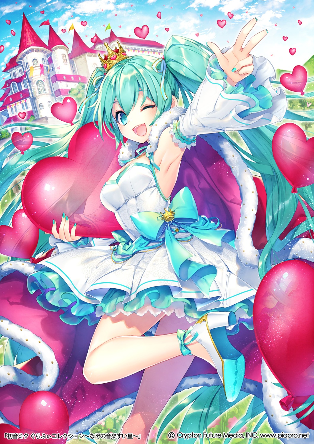 dress hatsune_miku heels renta vocaloid