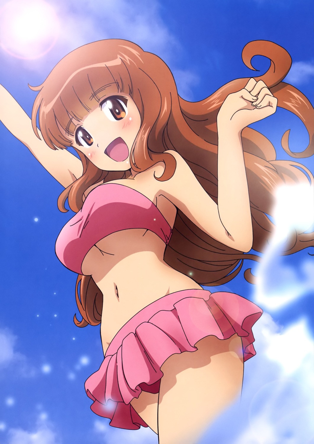 bikini girls_und_panzer kanau swimsuits takebe_saori underboob