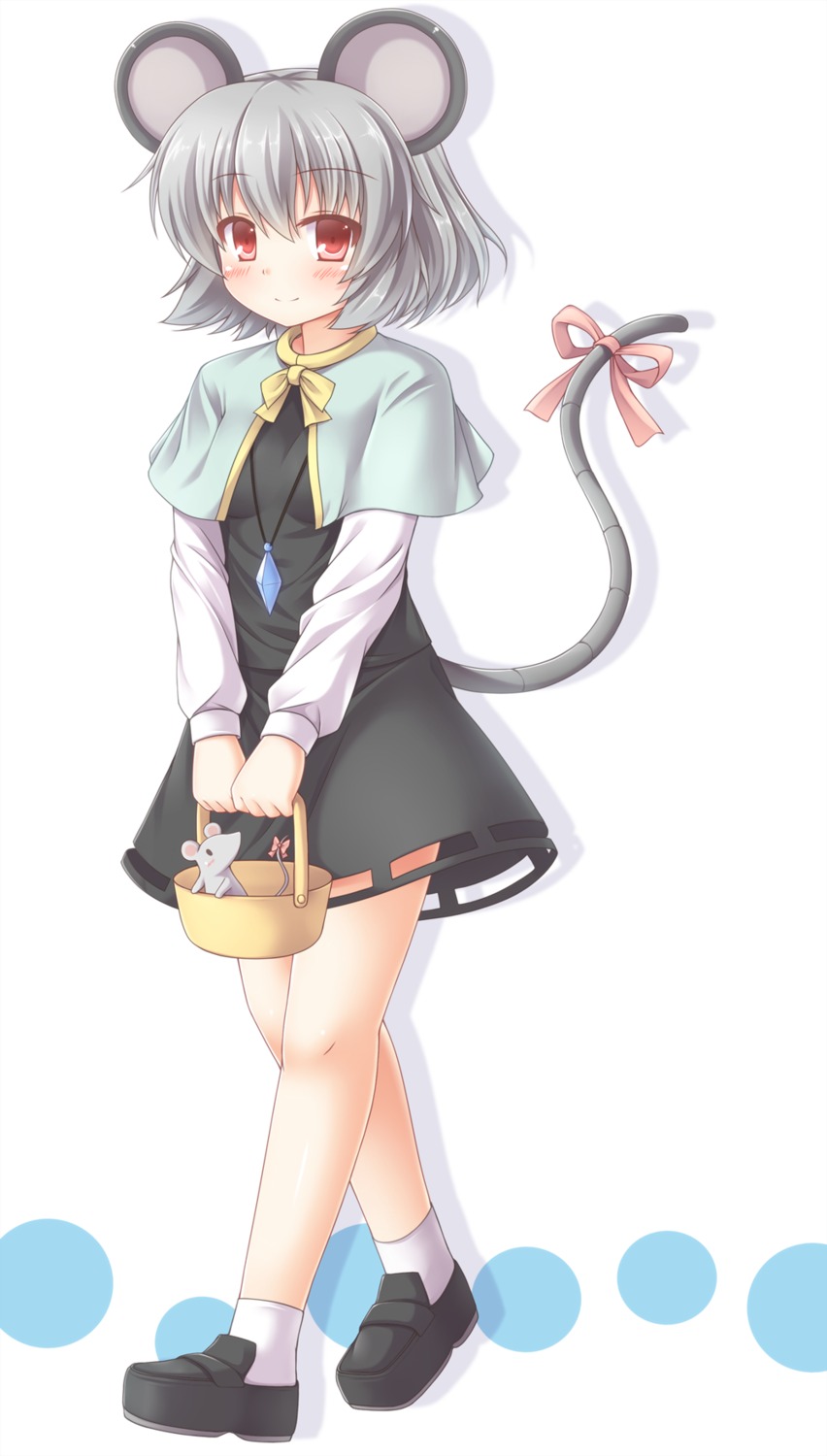 animal_ears nazrin tail touhou yuu_(yu0221f)