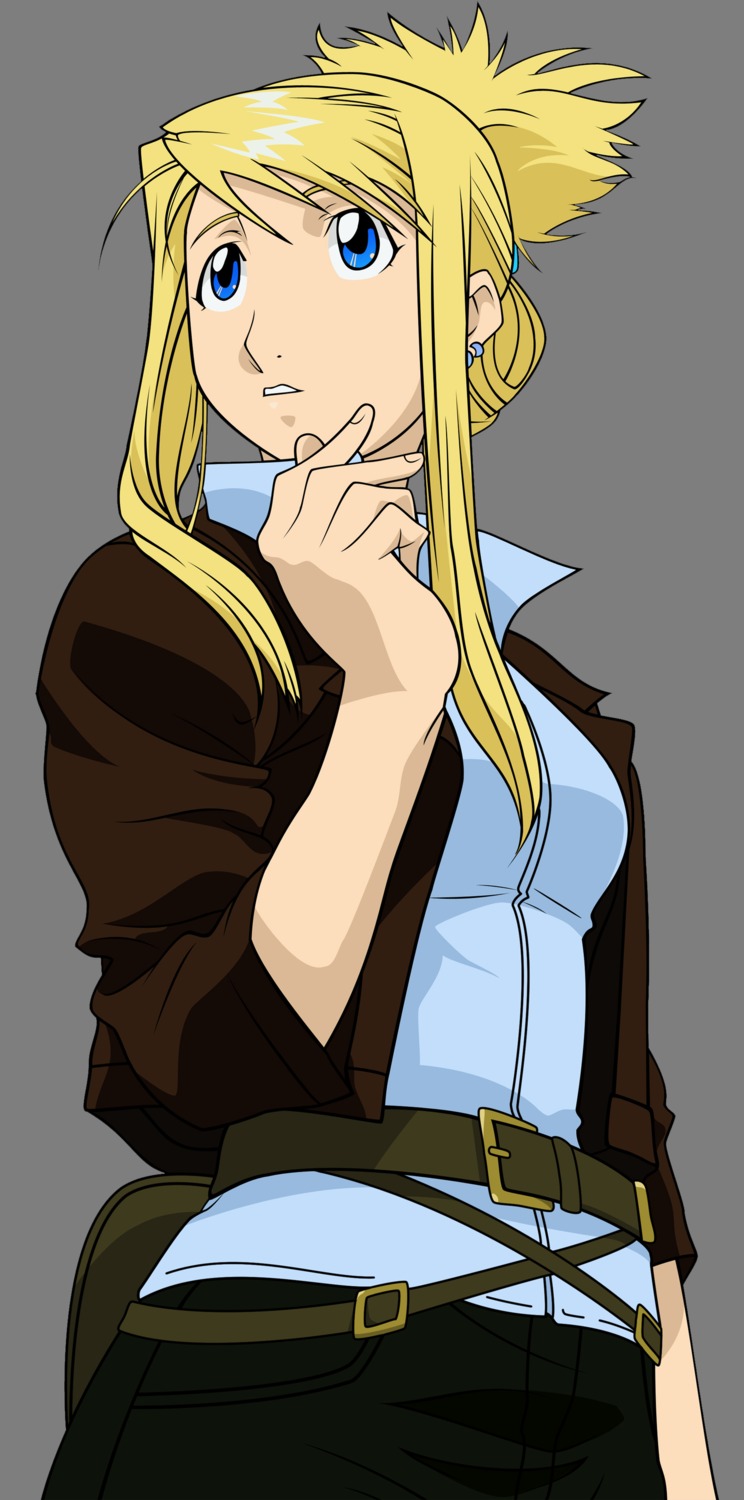 fullmetal_alchemist transparent_png vector_trace winry_rockbell