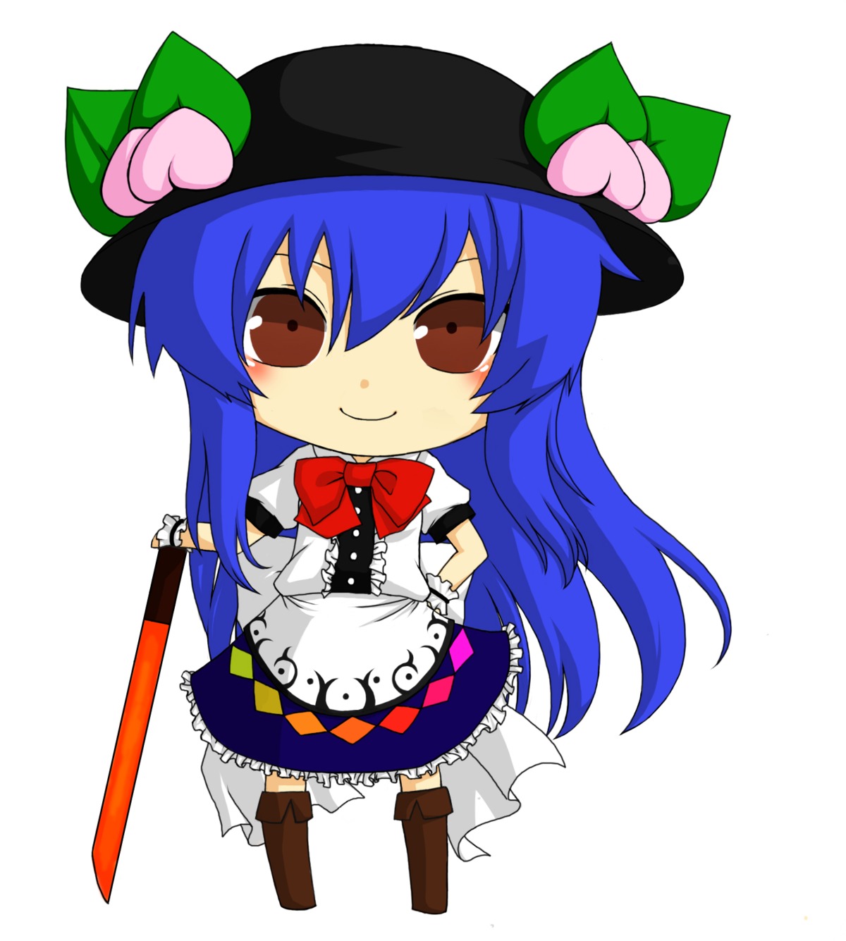 aisha chibi hinanawi_tenshi touhou