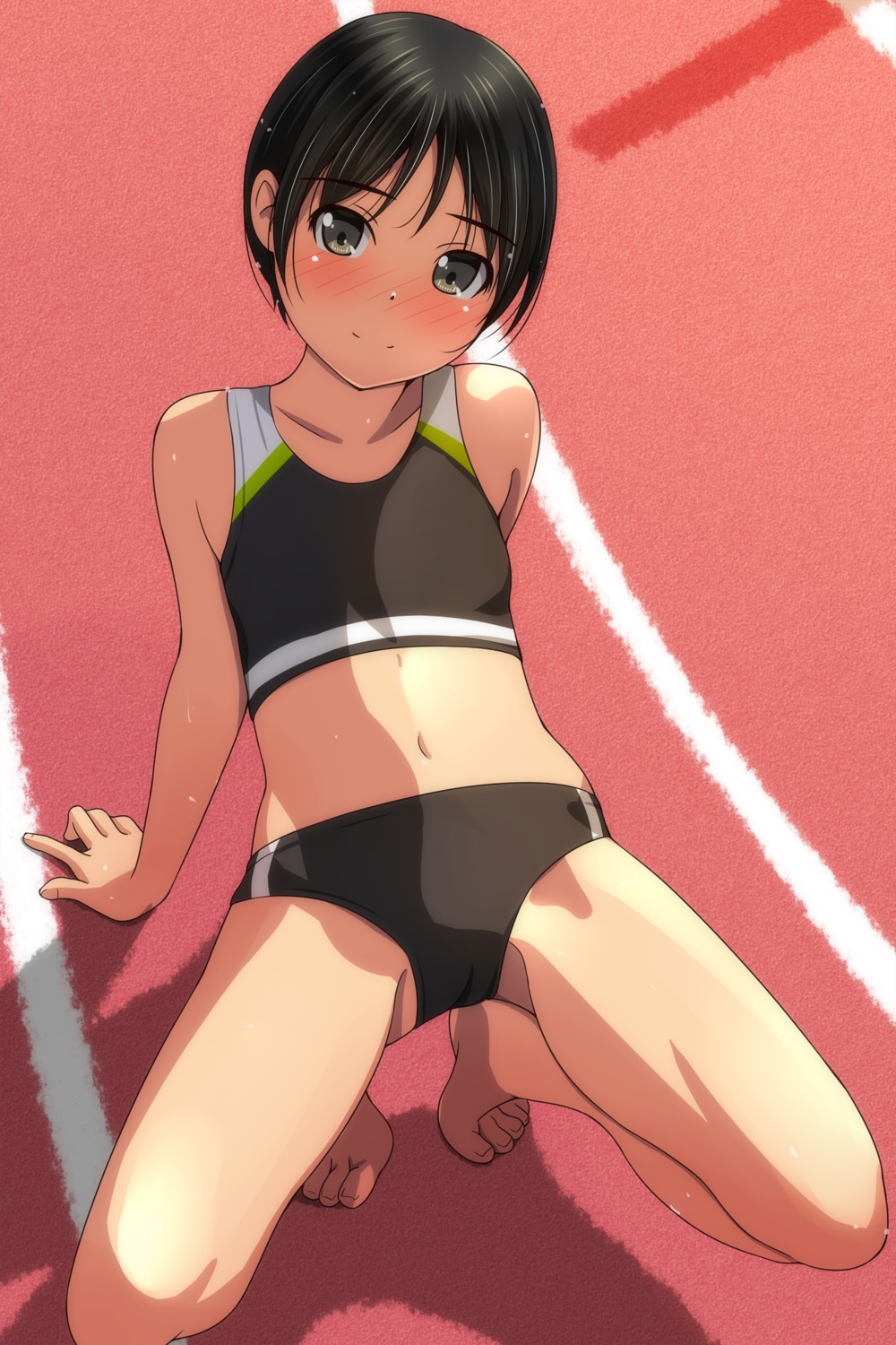 cameltoe gym_uniform loli matsunaga_kouyou